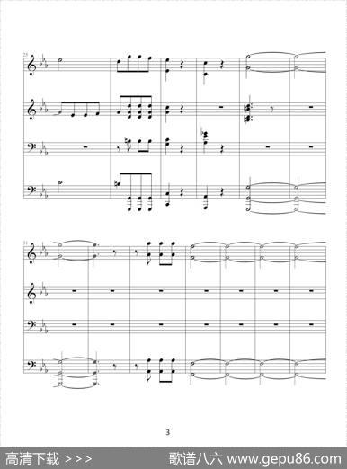 命运交响曲（四手联弹）|贝多芬-beethoven