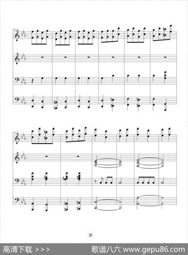 命运交响曲（四手联弹）|贝多芬-beethoven