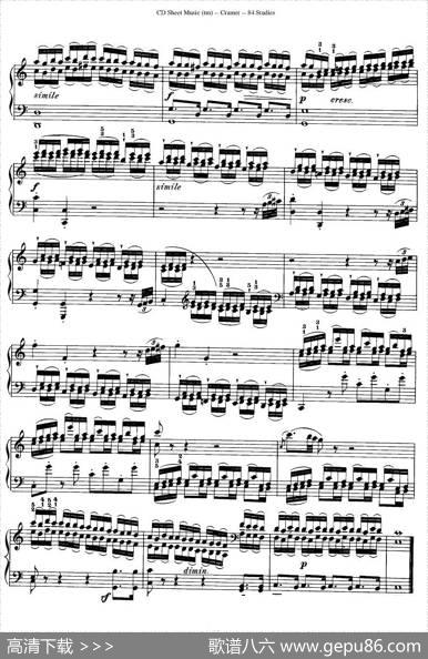Cramer-84exercices（51—55）（克拉莫84首钢琴练习曲）|Cramer（克拉莫）