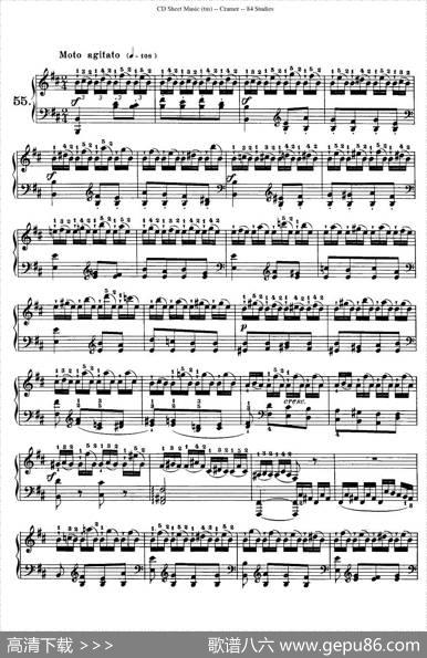 Cramer-84exercices（51—55）（克拉莫84首钢琴练习曲）|Cramer（克拉莫）