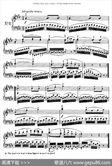 Czerny-24PianoStudie（8—16）（车尔尼-24首钢琴练习曲）|Czerny（车尔尼）