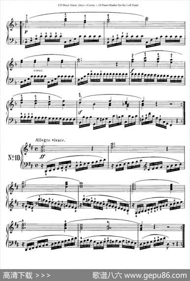 Czerny-24PianoStudie（8—16）（车尔尼-24首钢琴练习曲）|Czerny（车尔尼）