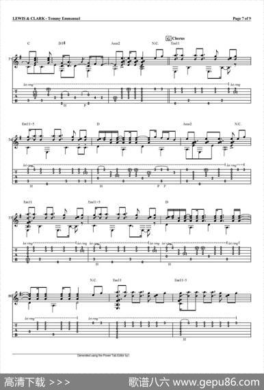 tommyemmanuel：lewisandclark（指弹吉他）