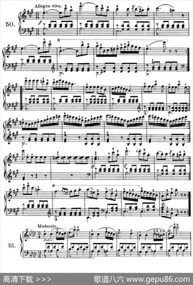 Czerny-100ProgressiveStudiesOp.139（47—57）|Czerny（车尔尼）