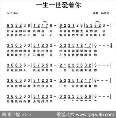 一生一世爱着你 - 孙志刚