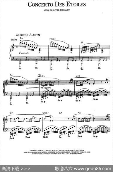 ConcertoDesEtoiles（星空协奏曲）