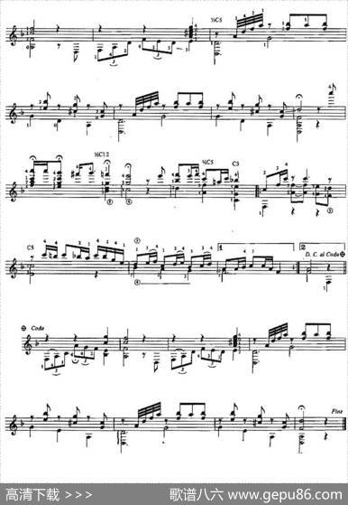 Cordoba（古典吉他）|奥古斯汀·巴里奥斯·曼戈雷（AgustinBarriosMangore）