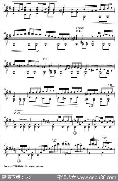 DANZAMORA（古典吉他）|弗朗西斯科·泰雷加FranciscoTarrega(1852-1909)