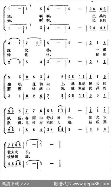 民兵的绿化林 - 靳淮莲|张力克