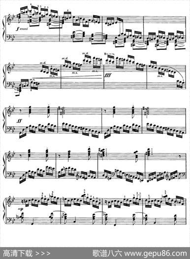 15EtudesdeVirtuosité,Op.72No.2（十五首钢琴练习曲之二）|莫什科夫斯基