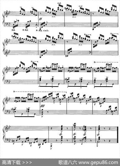 15EtudesdeVirtuosité,Op.72No.2（十五首钢琴练习曲之二）|莫什科夫斯基