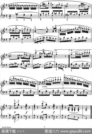 25首车尔尼Op.748练习曲（NO.4）|车尔尼