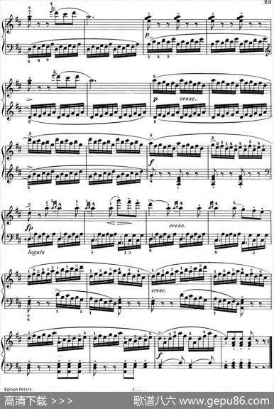 25首车尔尼Op.748练习曲（NO.13）|车尔尼
