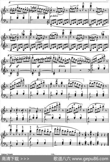 25首车尔尼Op.748练习曲（NO.21）|车尔尼