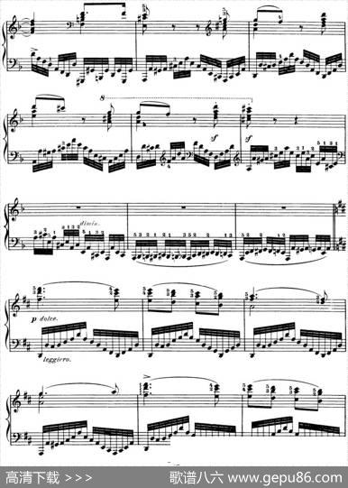 50首车尔尼Op.740钢琴手指灵巧技术练习曲（NO.12）|车尔尼