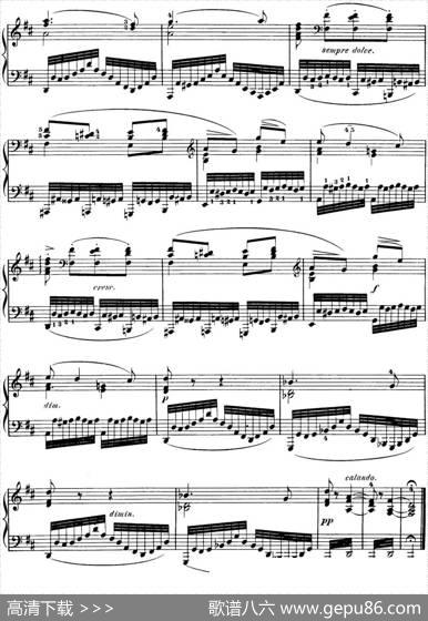 50首车尔尼Op.740钢琴手指灵巧技术练习曲（NO.12）|车尔尼
