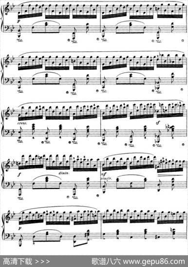 50首车尔尼Op.740钢琴手指灵巧技术练习曲（NO.19）|车尔尼