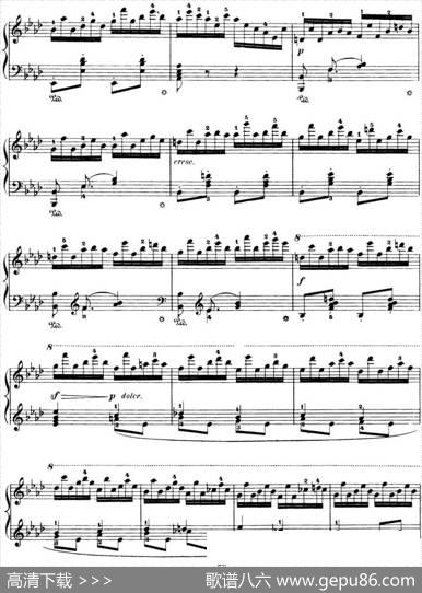 50首车尔尼Op.740钢琴手指灵巧技术练习曲（NO.24）|车尔尼