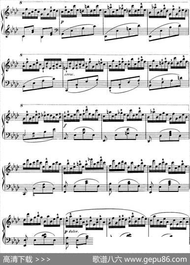 50首车尔尼Op.740钢琴手指灵巧技术练习曲（NO.24）|车尔尼