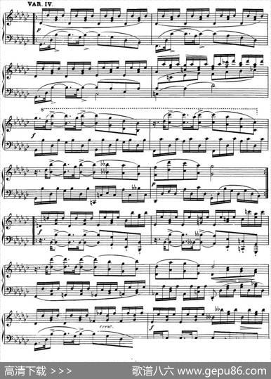 舒伯特降B大调即兴曲D.935，Op.142（NO.3）|舒伯特