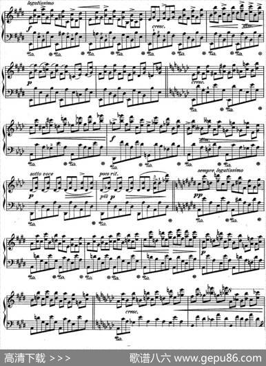 肖邦练习曲10Op.10No.10降A大调Abmajor|肖邦