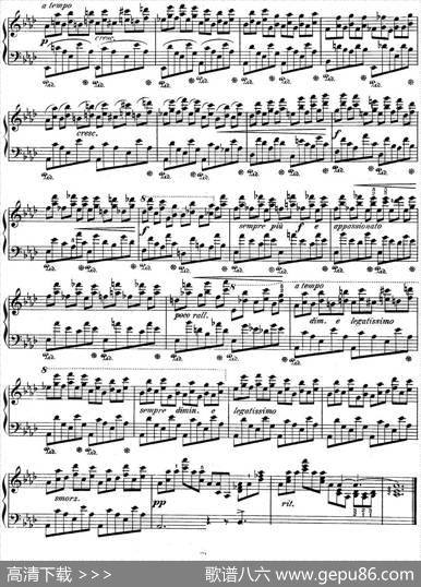 肖邦练习曲10Op.10No.10降A大调Abmajor|肖邦
