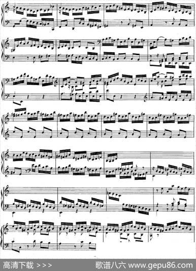 英国组曲No.2巴赫a小调2ndSuiteBWV807|巴赫