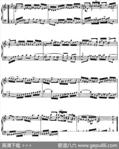 英国组曲No.2巴赫a小调2ndSuiteBWV807|巴赫
