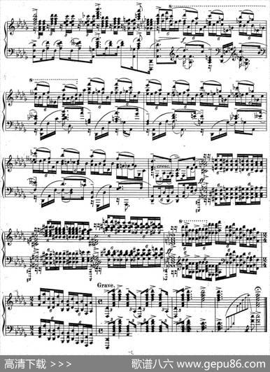 拉赫玛尼诺夫钢琴前奏曲24降D大调Op.32No.13|拉赫玛尼诺夫