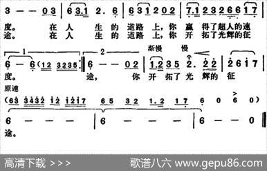 在人生的道路上（献给张海迪的歌） - 万卯义|胡俊成