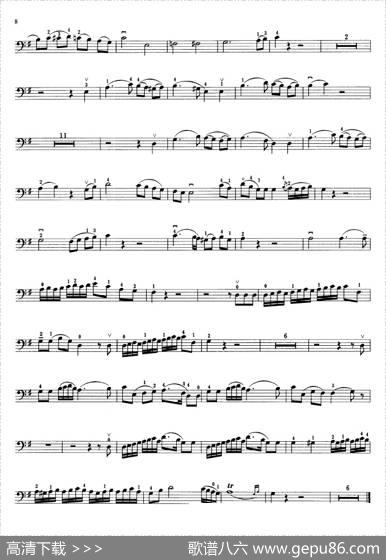 协奏曲（第一乐章）K.410（大提琴）|莫扎特