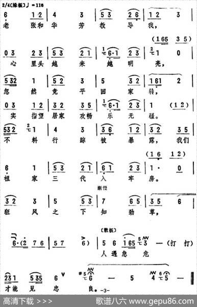 回想起流年似水容易过（《母亲》选段）