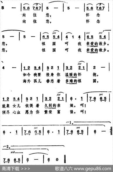 祖国呵我父母之邦（电影《第二次握手》插曲） - 曹硕龙、凯传|王酩
