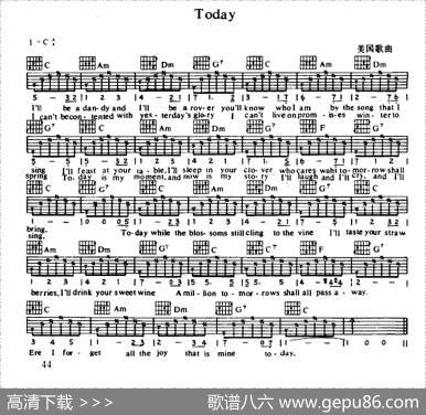 Today|美国歌曲