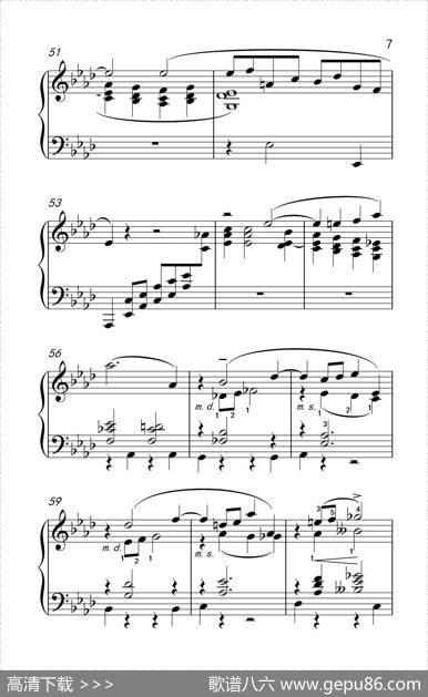 莫什科夫斯基钢琴练习曲（第十三首）