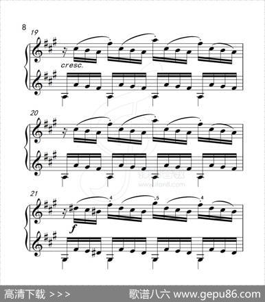 练习曲6（克拉莫钢琴练习曲60首）|克拉莫