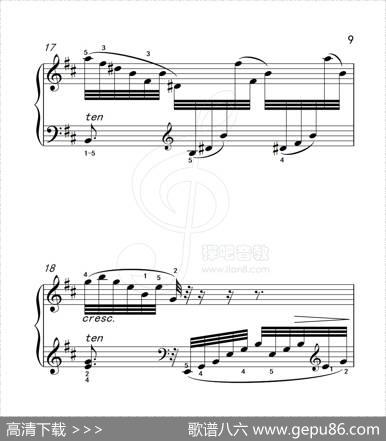 练习曲17（克拉莫钢琴练习曲60首）
