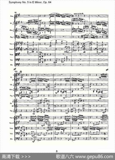 SymphonyNo.5inEMinor,Op.（64E小调第五交响曲Op.64第）