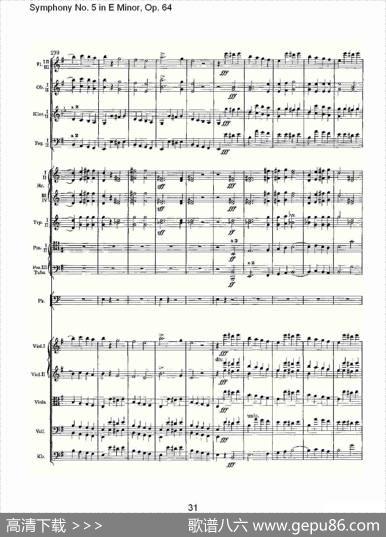 SymphonyNo.5inEMinor,Op.64（E小调第五交响曲Op.64第四）