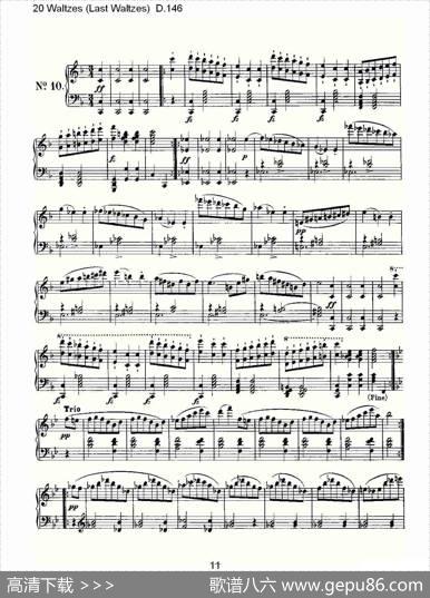 20Waltzes（LastWaltzes)D.14）