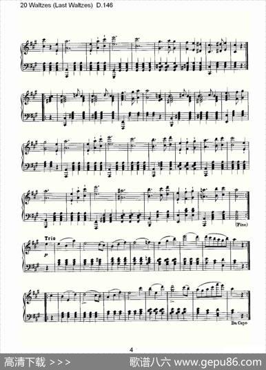 20Waltzes（LastWaltzes)D.14）