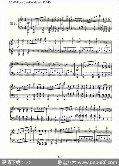 20Waltzes（LastWaltzes)D.14）