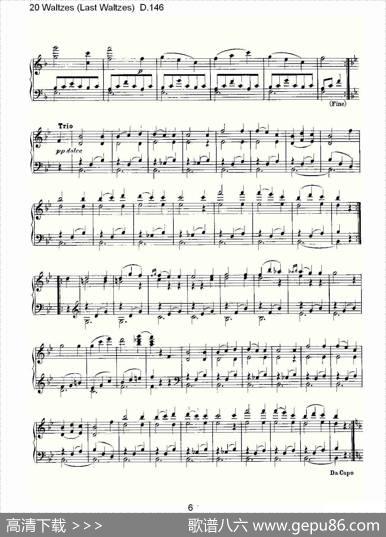 20Waltzes（LastWaltzes)D.14）