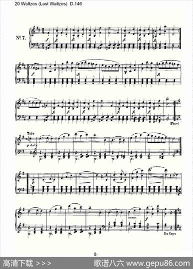 20Waltzes（LastWaltzes)D.14）