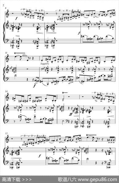 HUMORESKE（中音萨克斯+钢琴伴奏）