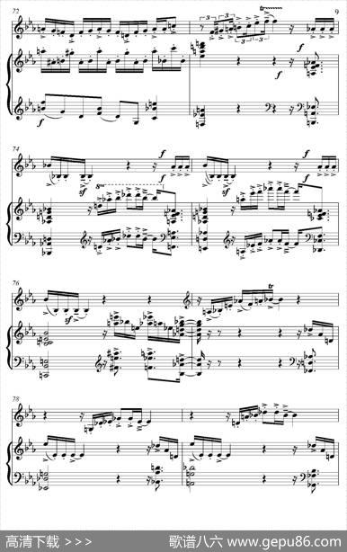 HUMORESKE（中音萨克斯+钢琴伴奏）
