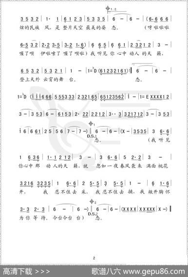 最炫民族风（简谱版） - 张超|张超