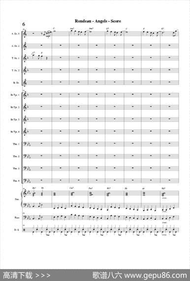AngelsforJazzEnsemble（总谱）
