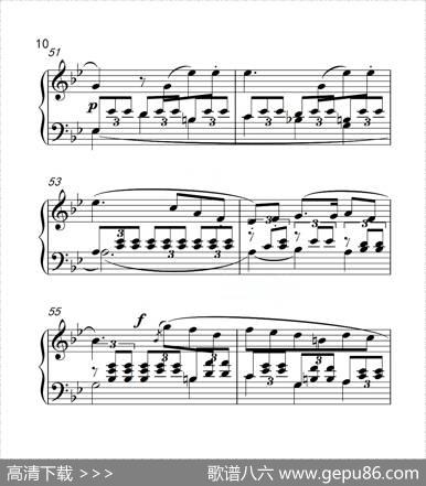 第六级浮云（中国音乐学院钢琴考级作品1~6级）|门德尔松