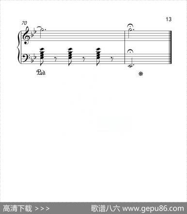 第六级浮云（中国音乐学院钢琴考级作品1~6级）|门德尔松